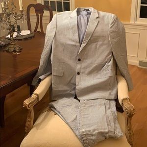Men’s seersucker Nautica suit